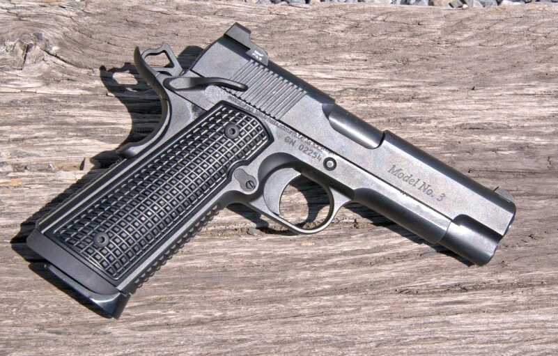 For those looking for .50-caliber punch in their EDC carry 1911, the custom No. 3 FRAG is an intriguing option.