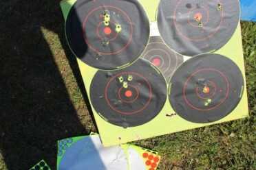 Henry All-Weather Lever Actions - Two Gun Review 45-70 on the left and 30-30 on the right.