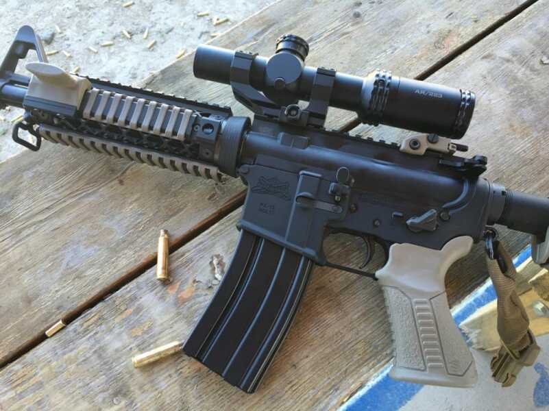 I've been testing the Blackhawk! Blaze Trigger with this Palmetto State Armory Freedom Rifle. 