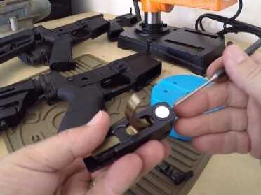 Step 1: The base of the BFS housing features twin rings that interface with the shims for fitting the housing to your specific lower.