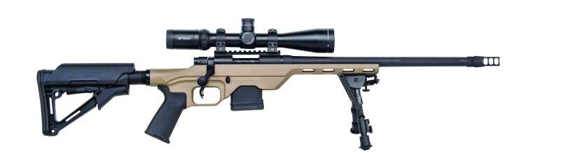 The MVP-LC is also offered in 5.56/.223. A folding bipod comes standard on both models. Image courtesy of manufacturer.