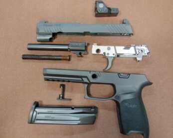 Those familiar with the P320 Series will recall its modular design that allows the user to quickly change sizes and/or calibers. 