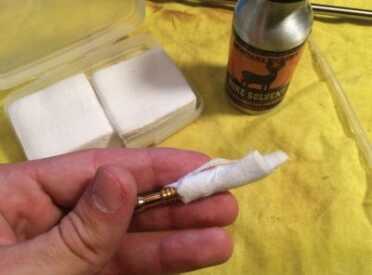 The patch wraps around the jag. 