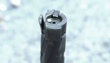 The unique MVP bolt head is designed to reliably strip rounds from a standard AR-15 magazine. The key is the steel flap that hangs down to catch the round, then pivots up in battery.