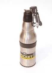 The Orca Rocket is a stainless steel vacuum-sealed copper-clad beverage container. The design accommodates 12-ounce cans and bottles and keeps them cold to the last drop.
