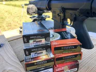 I've been shooting several types of match, defensive, and hand loaded ammo through the Windham. 