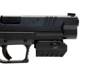 The MantisX device can be mounted on any firearm with a standard width rail.