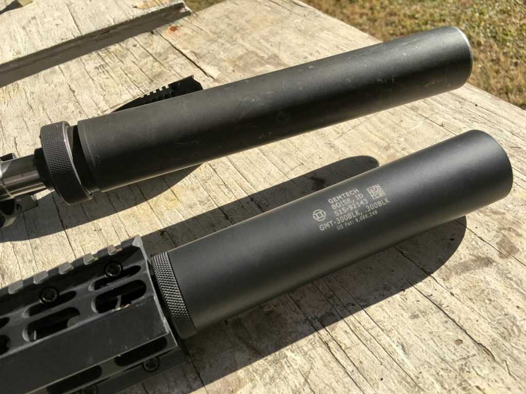Gemtech's GMT-300BLK Suppressor for 300 Blackout Rifles - Full Review If you're only going to use it on a 300 Blackout rifle, you don't need a larger and heavier .30 caliber suppressor like the SilencerCo Specwar shown above.