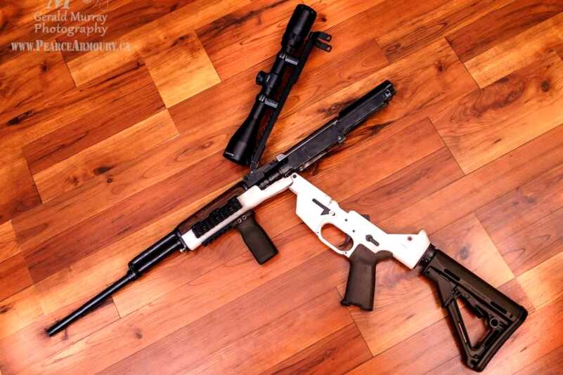 Canadian Adapter Kit Uses AR Lower Parts for SKS Rifles pearce-armoury-sks-ar-15-adapter-kit-ils-chassis