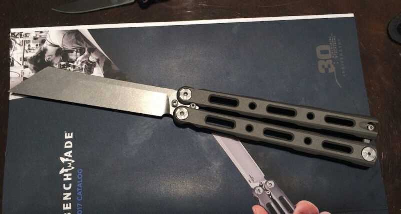 Benchmade’s 0 Titanium Butterfly Knife! — SHOT Show 2016