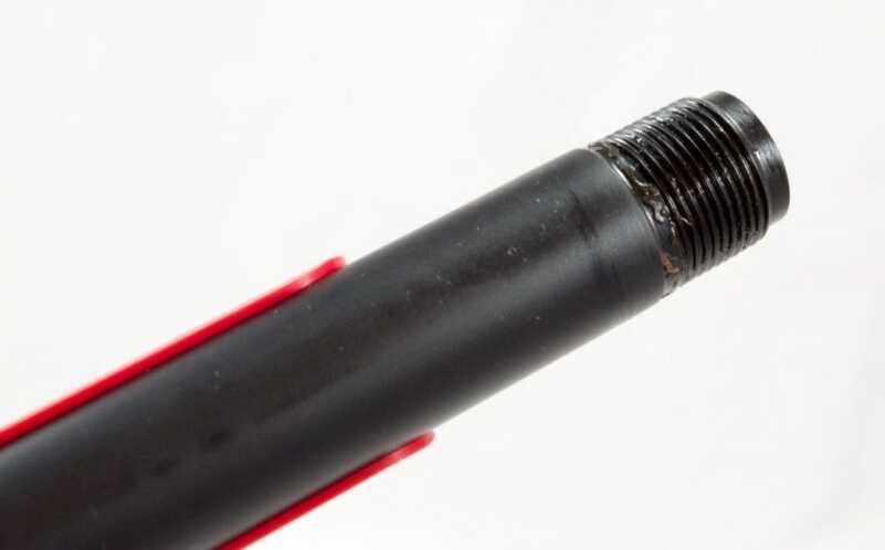 One of my favorite features is the factory threaded barrel. 