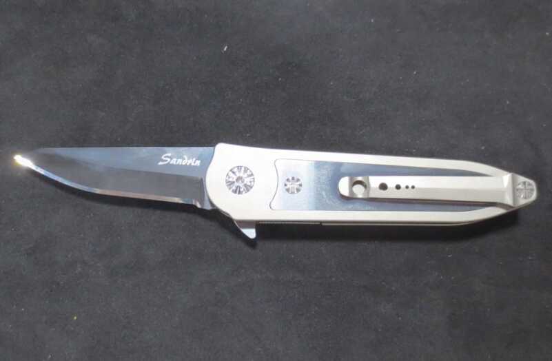 Sandrin Knives - First Ever Tungsten Carbide Folding Knife - SHOT Show 2017