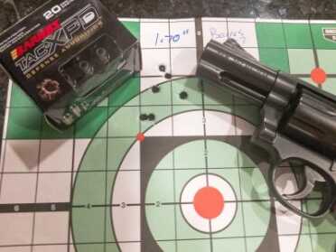 Barnes TAC-XPD also performed very well with the 586 L-Comp.