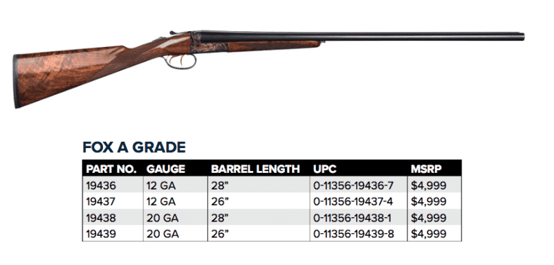 The Drool-Inducing Fox A Grade Shotgun - NRA 2017 The Drool-Inducing Fox A Grade Shotgun - NRA 2017