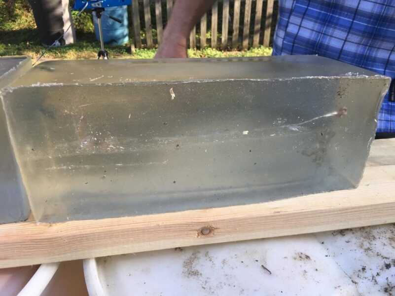 The 120-grain 300 Blackout bullet penetrated to a depth of 30 inches and expanded to over double original diameter. 