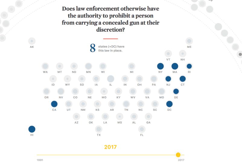 Anti-Gunners Launch Interactive Map to Compare Gun Laws in All 50 States