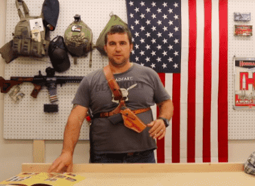 Get a Diamond D Leather Chest Holster for Your Man-Sized Gun! Get a Diamond D Leather Chest Holster for Your Man-Sized Gun!