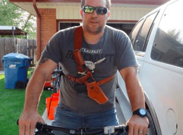 Get a Diamond D Leather Chest Holster for Your Man-Sized Gun! Get a Diamond D Leather Chest Holster for Your Man-Sized Gun!