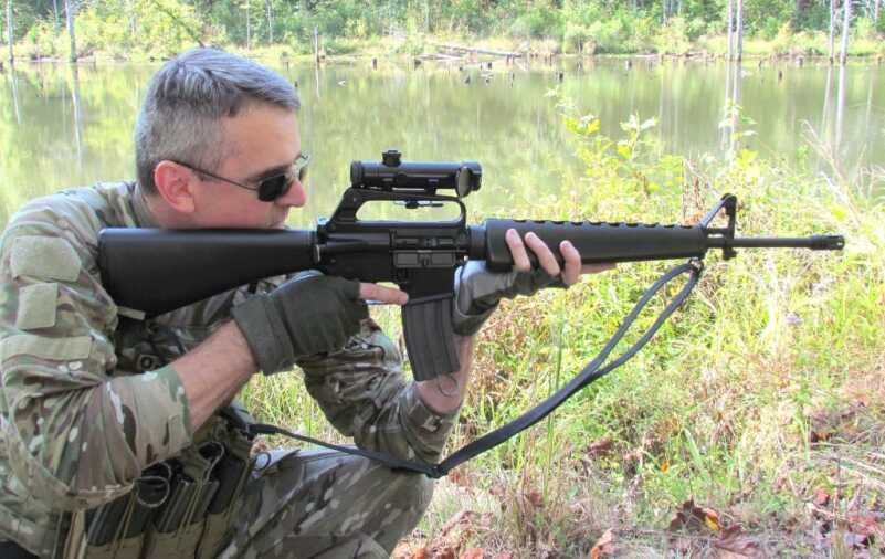 Stoner’s Space Age Shoot-Off—The M16A1 Versus the AR-180 Stoner’s Space Age Shoot-Off—The M16A1 Versus the AR-180