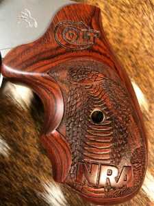 Beautiful! Custom Engraved NRA Grips on New Limited Edition Colt Cobra