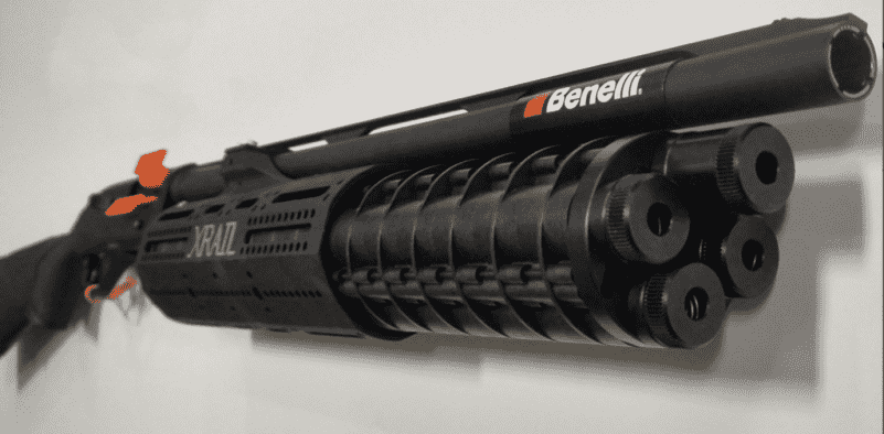 A 26-Round 12 Gauge: Benelli M2 XRail A 26-Round 12 Gauge: Benelli M2 XRail