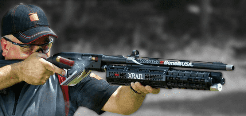 A 26-Round 12 Gauge: Benelli M2 XRail A 26-Round 12 Gauge: Benelli M2 XRail