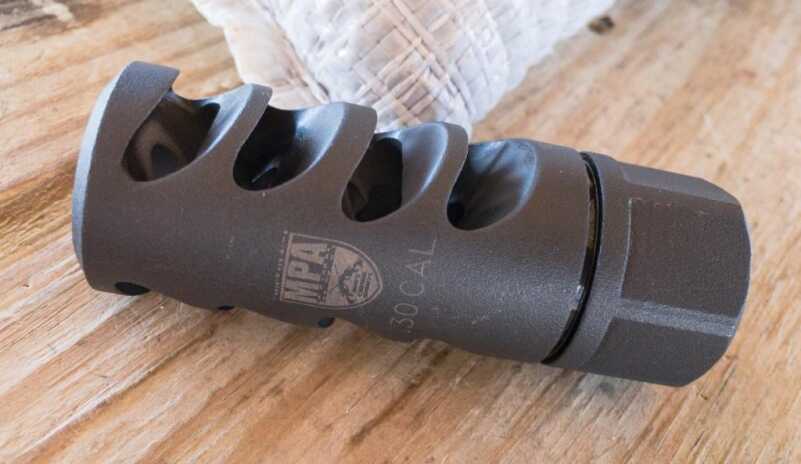 Is Your Rifle More or Less Accurate with a Suppressor? Perhaps the metric ton weight of Brake-Zilla kept the rifle stable...