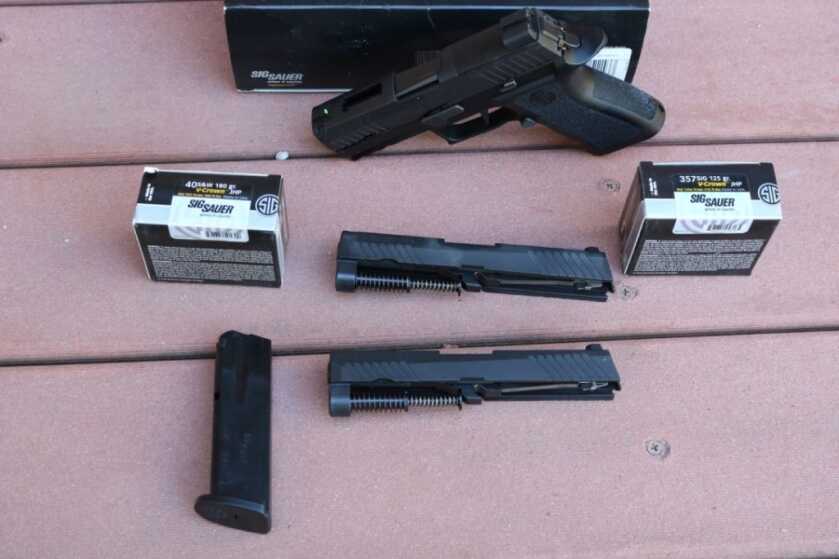 Witness the Magic Modular Chassis of the SIG P320: Change Grips, Calibers in a Flash!