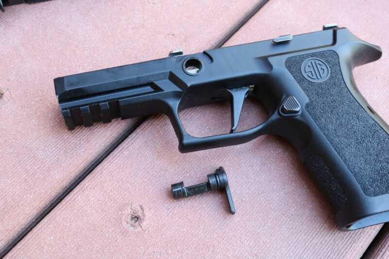 Witness the Magic Modular Chassis of the SIG P320: Change Grips, Calibers in a Flash!
