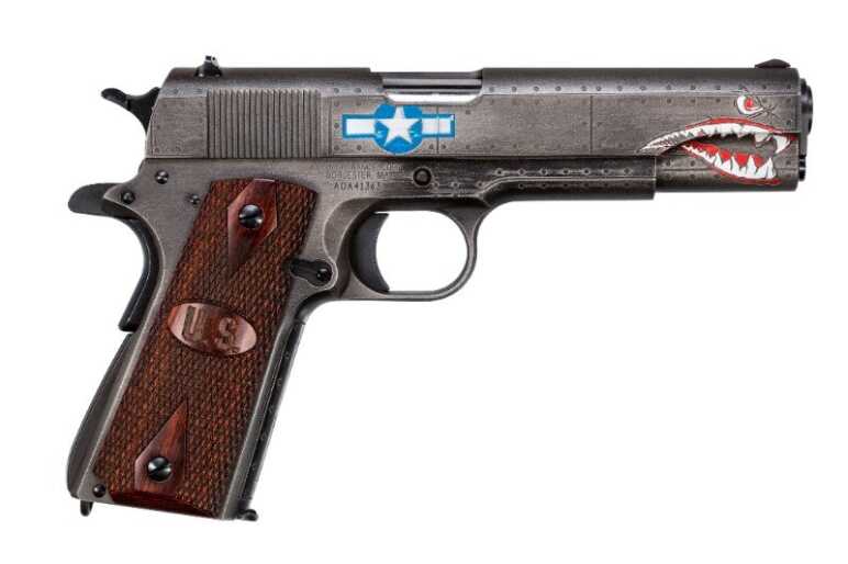 Inspired by WWII Fighter Planes, Auto-Ordnance Unveils Custom 'Squadron' 1911 Pistol