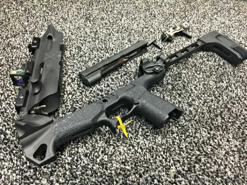 Radical Firearms PDW Chassis for SIG P320s - SHOT Show 2019 Radical Firearms PDW Chassis for SIG P320s - SHOT Show 2019