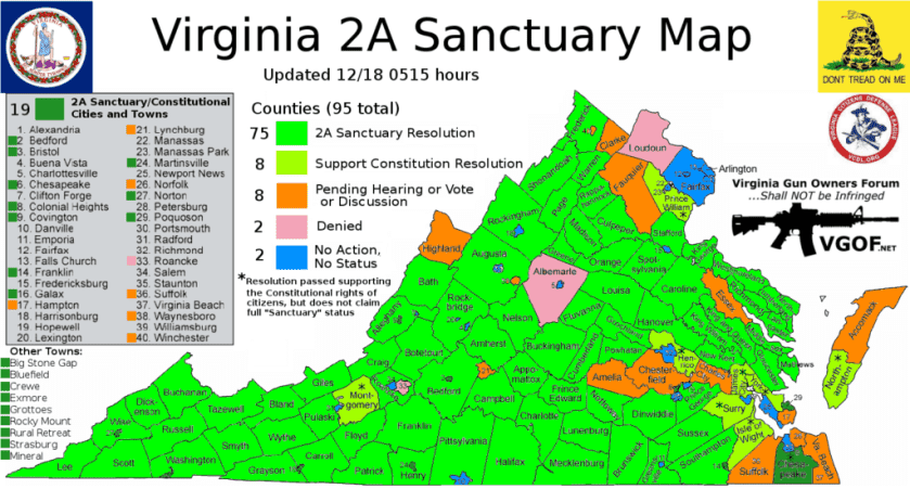Other States Watch Virginia as 2A Sanctuary Movement Grows, Militia Mobilizes Other States Watch Virginia as 2A Sanctuary Movement Grows, Militia Mobilizes