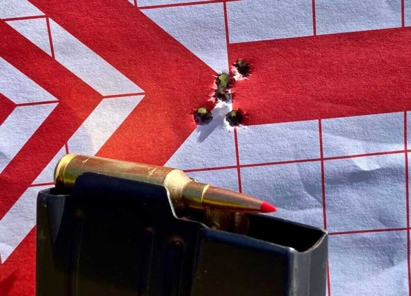 The Amazing 22 Creedmoor: A Wildcat Worth a Hard Look A windy day target group.