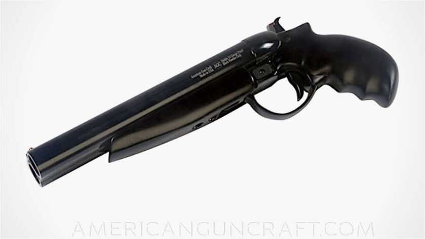 The Desperado by American Gun Craft is a Black Powder Double-Barrel Hand Shotgun The Desperado by American Gun Craft is a Black Powder Double-Barrel Hand Shotgun