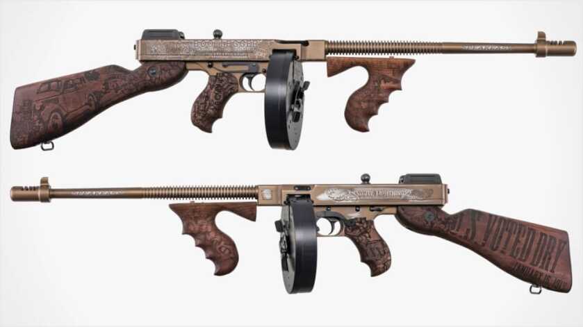 Auto-Ordnance Flaunts Prohibition With Bootlegger Thompson and 1911 Auto-Ordnance Flaunts Prohibition With Bootlegger Thompson and 1911