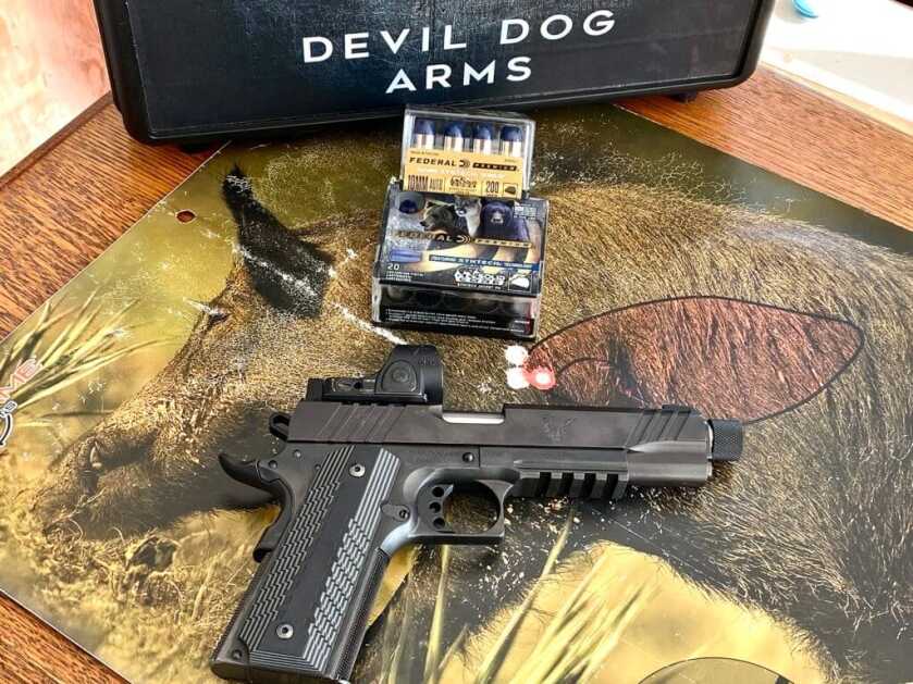 An Optics-Ready Hunter: The Devil Dog Arms 5 Tactical 1911 in 10MM AUTO An Optics-Ready Hunter: The Devil Dog Arms 5 Tactical 1911 in 10MM AUTO