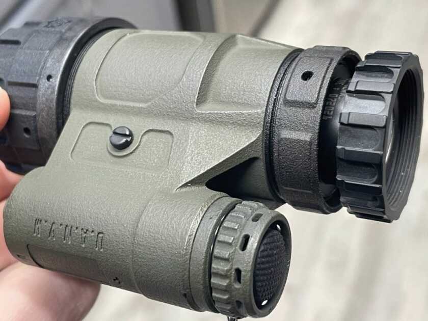 Nocturn Industries Tanto UANVM infinity focus stop ring closeup on eyepiece