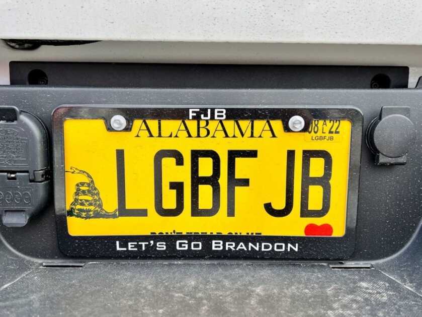 State Tells Gun Store Owner He Must Surrender ‘Let’s Go Brandon’ License Plate