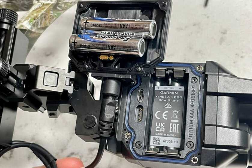 Garmin Xero® A1i PRO Bow Sight batteries