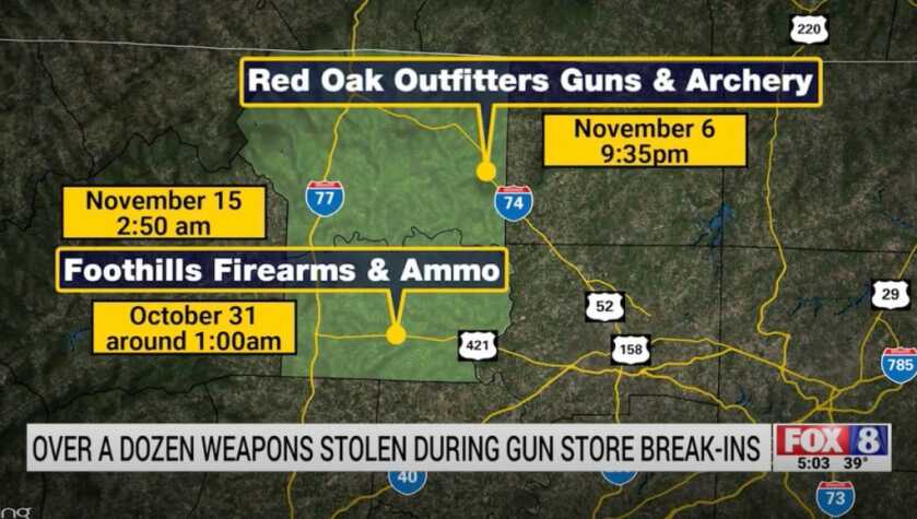 VIDEO: Gun Store Robbed for the Second Time, Suspect Came In Through Ceiling