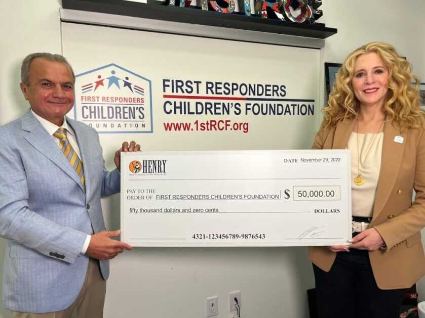 Henry Repeating Arms Donates ,000 to First Responders Children’s Foundation