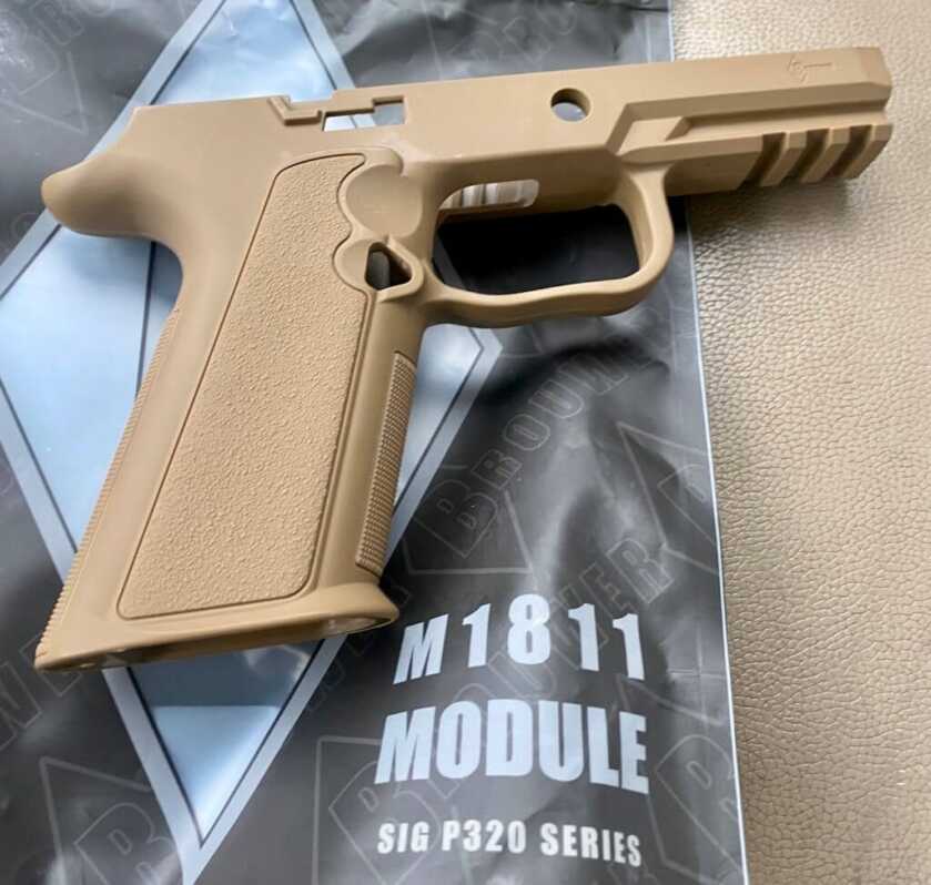 Brouwer M1811 Grip Makes Your P320 Point Like a 1911 Brouwer M1811 Grip Makes Your P320 Point Like a 1911