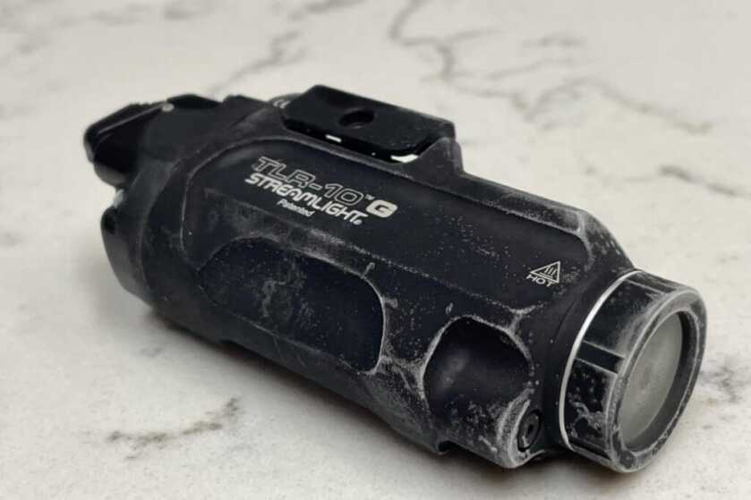 Streamlight TLR-10G freezing durability test