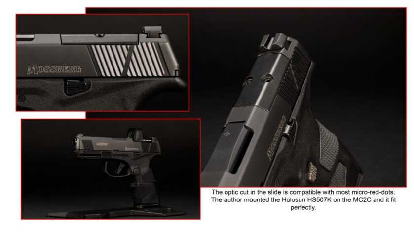 Mossberg MC2C slide cut