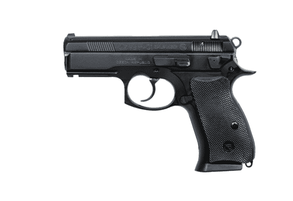CZ 75-Series Compact Pistol Comparison CZ 75 P-01, profile view.