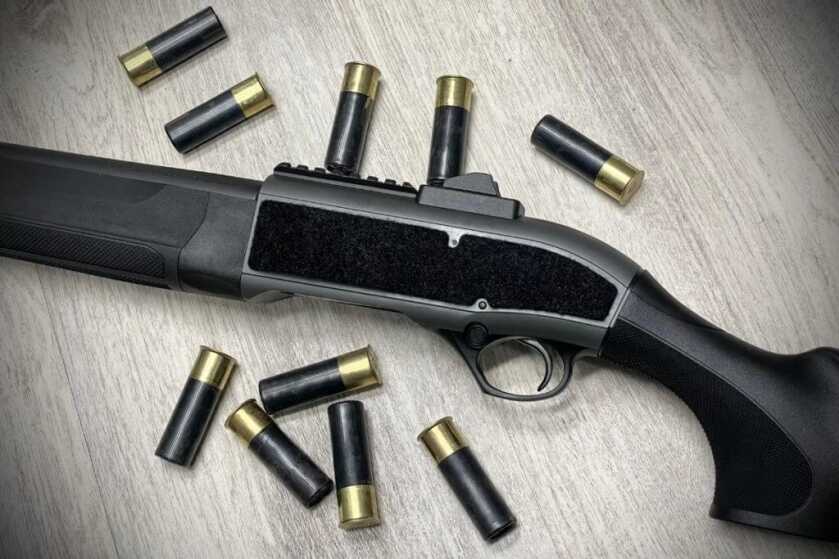 Beretta A300 Ultima Patrol with shotgun shells laying around