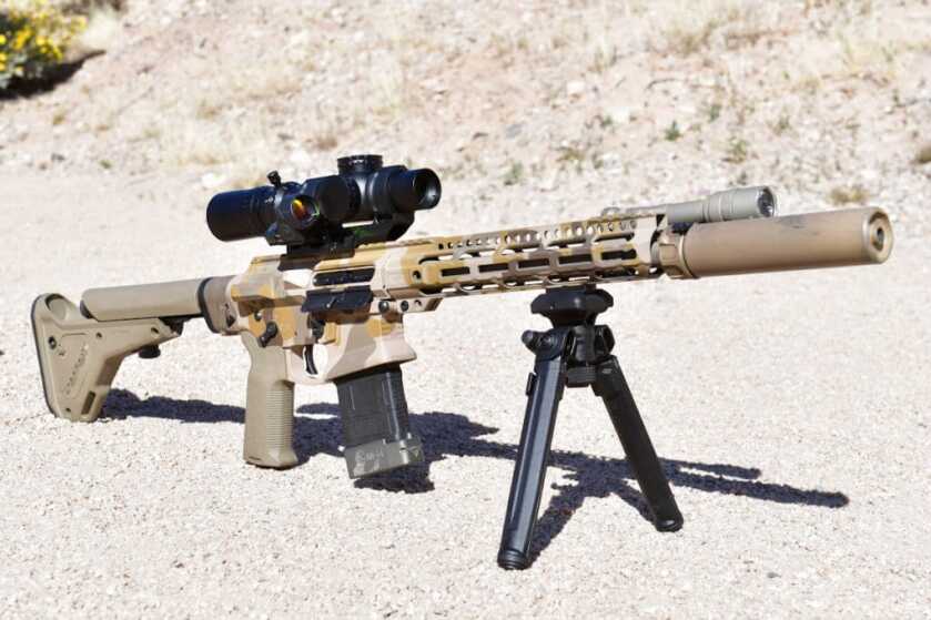 The Civilian Defensive Rifle - Part 2: The Build Many optics were tested with the CDR.