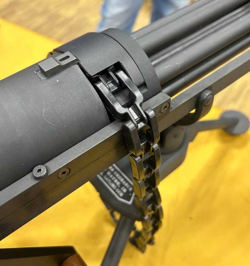 Tippmann's new .22LR Gatling gun.