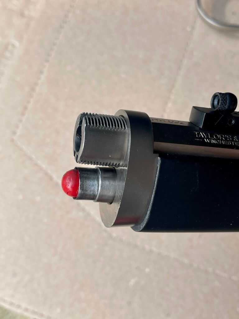 Taylor & Company Alaskan Takedown – The Ultimate Lever Gun Taylor and Company Alaskan threads on barrel