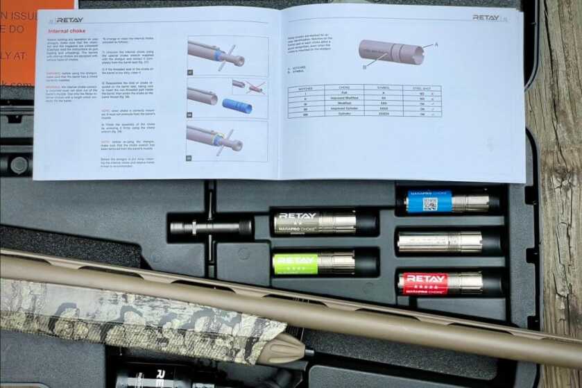 2 - Hunt365 - After Action Report: Retay Masai Mara Cerakote Shotgun Review Five chokes are included with the Retay Masai Mara with forward notches indicating which is which